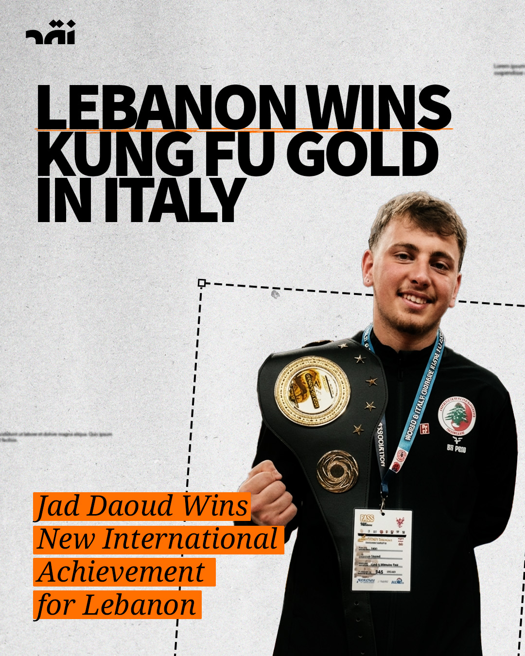 Lebanon Wins Kung Fu Gold in Italy